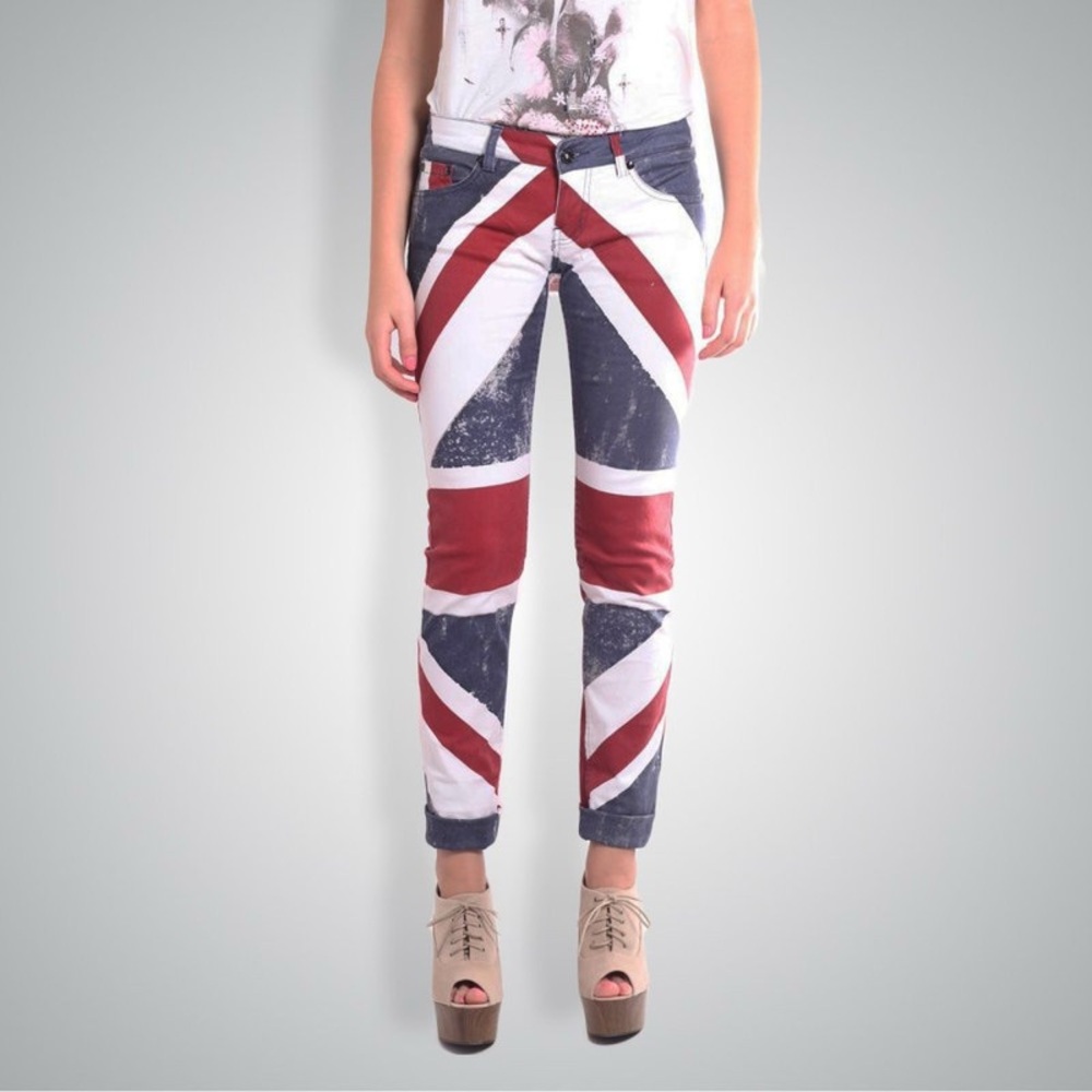 Religion Union Jack Skinny Jeans